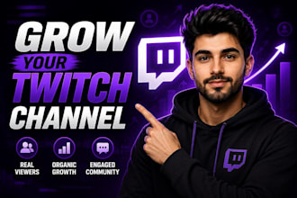 organically grow your twitch channel with live viewers and engagement