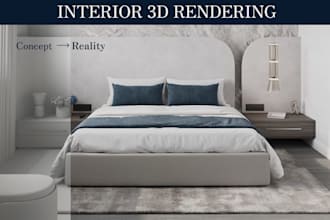 create photorealistic interior 3d renderings