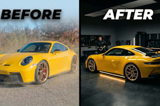 create cinematic car renders from photos