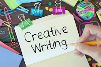 do creative and fantasy writing of your choice