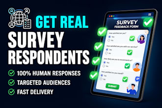 gather real online survey respondents and provide quality survey responses