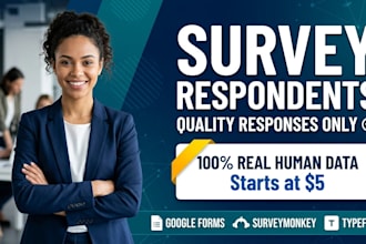 gather real online survey respondents and provide quality survey responses