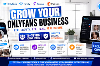 do onlyfans page and adult web promotion, promote patreon fansly and fanvue page
