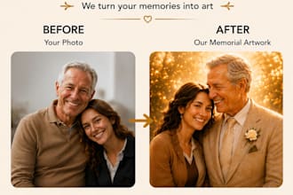 add dad in heaven to wedding photo
