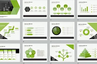 design powerpoint presentation design, pitch deck, google slides and canva, ppt