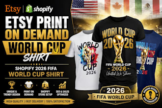 do etsy print on demand world cup shirt shopify 2026 FIFA world cup shirt