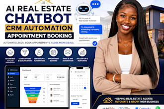 build ai chatbot CRM automation appointment booking system for real estate