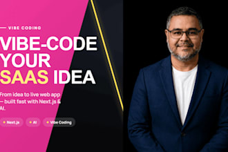 build your web app or saas idea using vibe coding with next js and ai