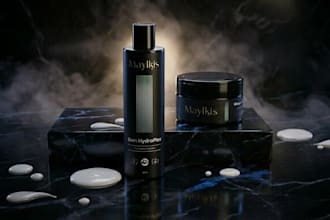 premium ai beauty and skincare advertising visuals