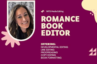 proofread, format, and edit your novel