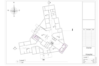create 3d hospital floor plan, pharmacy floor plan