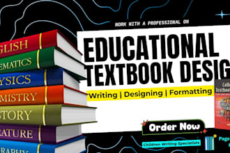 write, design educational textbook design, curriculum plan workbook, medical