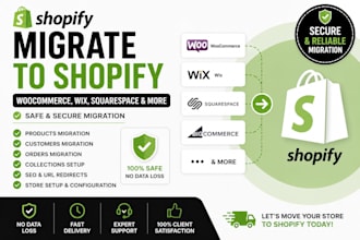 shopify data migration, wix to shopify, migrate to shopware, store redesign
