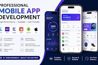 develop android and ios apps in flutter, maui, swift, kotlin