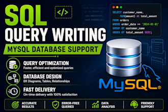 write fix and optimize sql queries in mysql