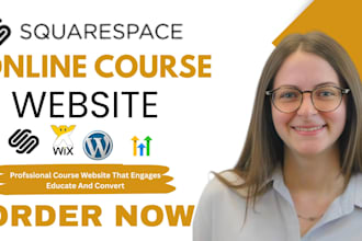 design squarespace booking website for coaches, courses and memberships