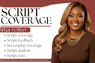 provide script coverage in depth script analysis script feedback and script note