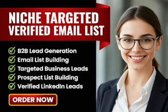 niche targeted email list marketing for your business leads