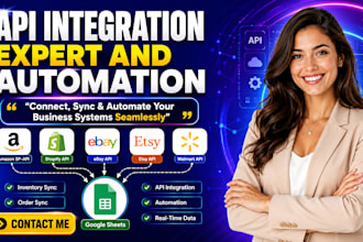 connect amazon sp api, shopify api, ebay api, etsy shop with google sheets