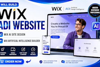 deisgn wix website wix adi wix ai design wix artificial intelligence builder