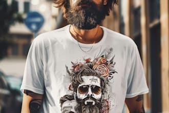 design a creative graphic t shirt design