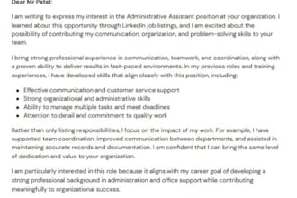 write and edit a professional cover letter