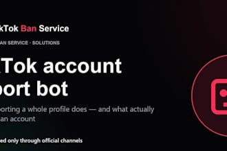 remove fake profile,yt, instagram,tiktok banning mass report bot x,dmca takedown