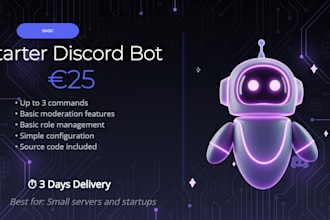 develop a custom discord bot for your server