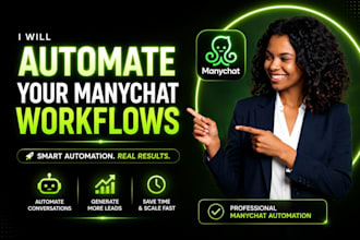build manychat instagram dm chatbot automation for lead generation