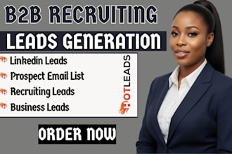 generate b2b HR linkedin recruitment leads generation recruiting agency leads
