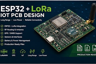 design esp32 lora iot pcb for wireless devices mcu board industrial controller
