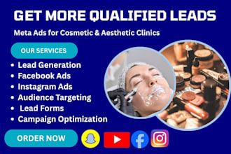 run meta ads to generate qualified leads for cosmetic aesthetic clinics