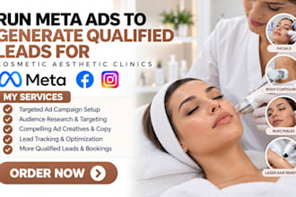 run meta ads to generate qualified leads for cosmetic aesthetic clinics