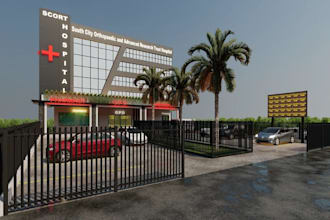 construct hospital building,digital interior layout,emergency ward, opd vr video