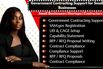write winning government contracts, rfp, rfq and bid proposals