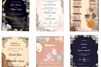 design elegant wedding invitation and business stationery