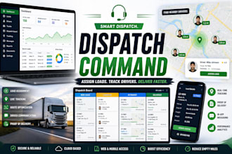 build truck dispatch software and driver management system