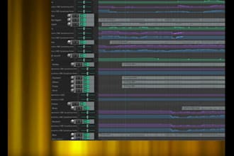 compose and produce a dark cinematic song