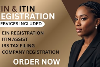 apply for ein and itin taxid for llc and non US residents within 24 hours