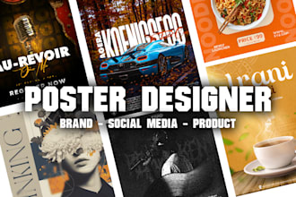 professional custom posters for your brand