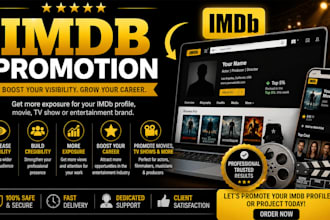 do imdb page promotion and improve starmeter rank