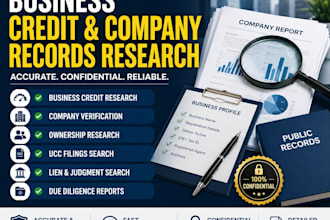 research business credit information and company records