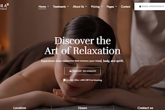 build squarespace beauty salon website spa website skincare business website