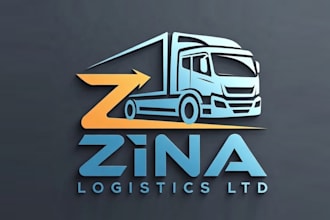 do transport logistic and trucking logo