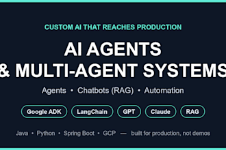 build a custom ai agent or multi agent system