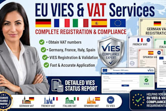 obtain eu vat number in germany france, italy spain and vies
