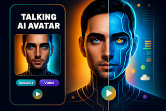create ai talking animated avatars using ai voice scripts