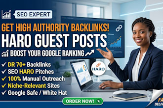 do high authority guest post haro backlinks SEO haro pitches for google ranking