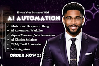 ai automation agency website, ai agency website, ai chatbot website, ai website