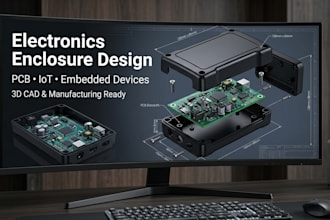 design electronics enclosures for pcb, iot and embedded devices